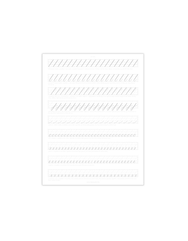Basic Strokes (Copperplate)